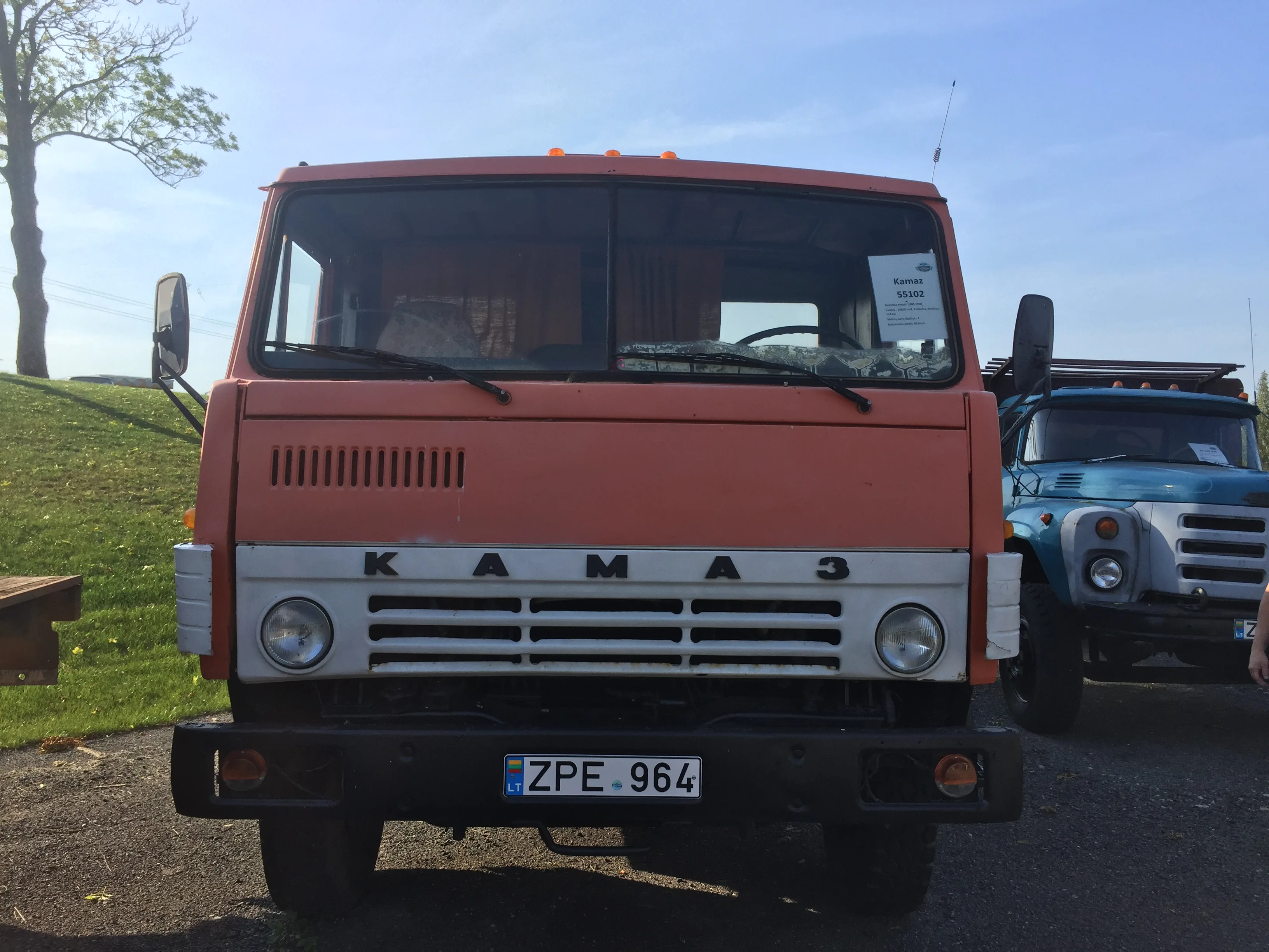 KAMAZ-55102 truck, spare parts catalogue and diagrams