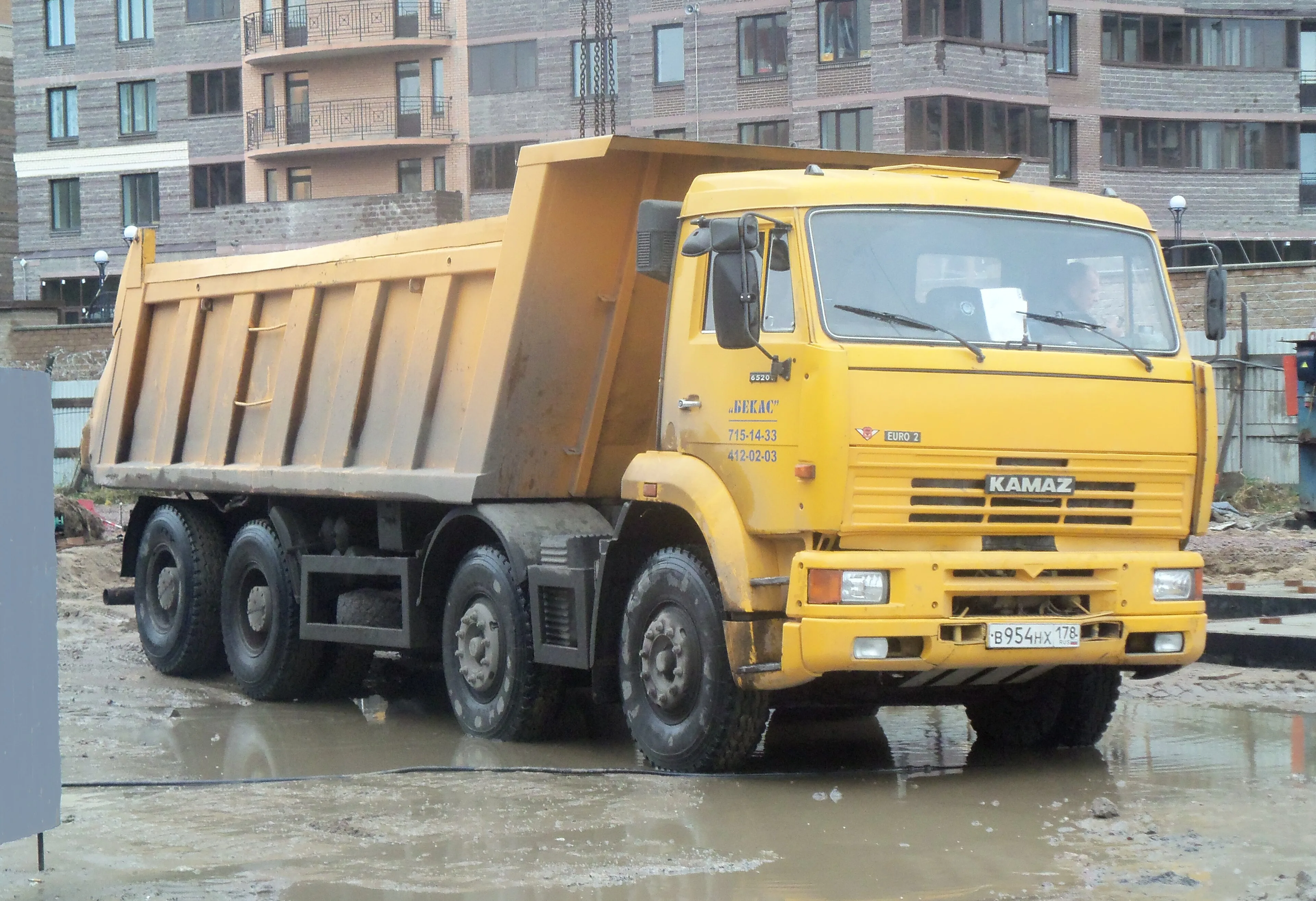 KAMAZ-65201 truck, spare parts catalogue and diagrams