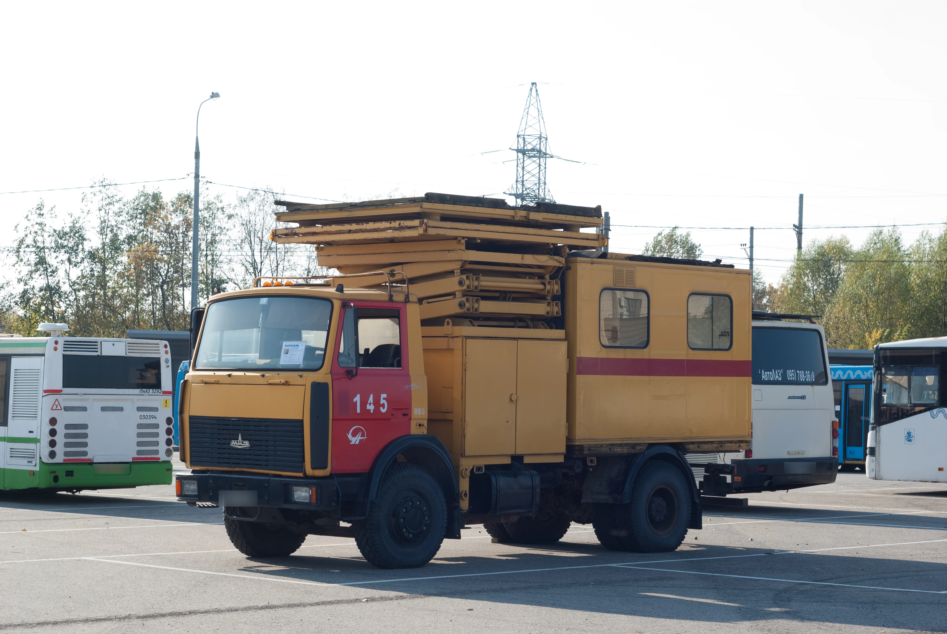 MAZ-5337 truck, spare parts catalogue and diagrams