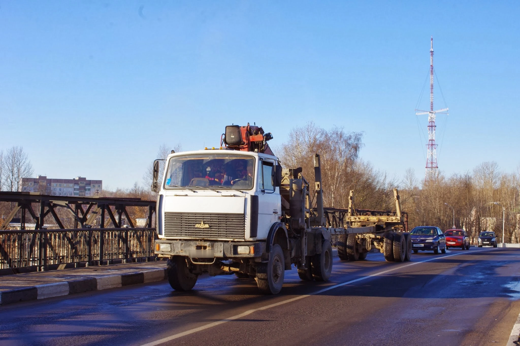 MAZ-5434 truck, spare parts catalogue and diagrams